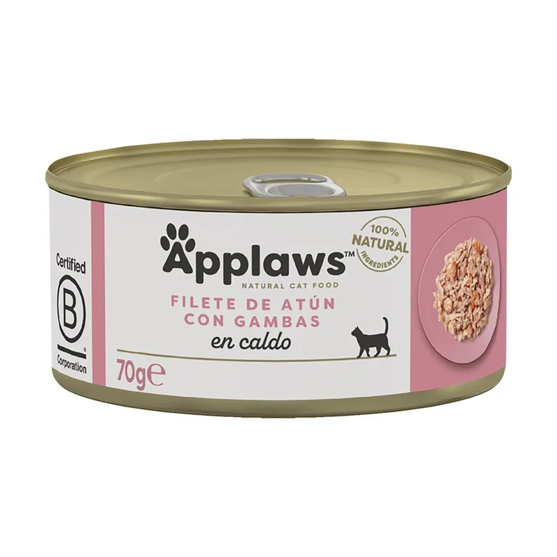 Applaws Cat Atún y Gambas Comida Húmeda 24 latas