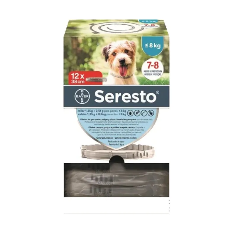 Seresto Perro Pequeño 8 Kg Clinico 12