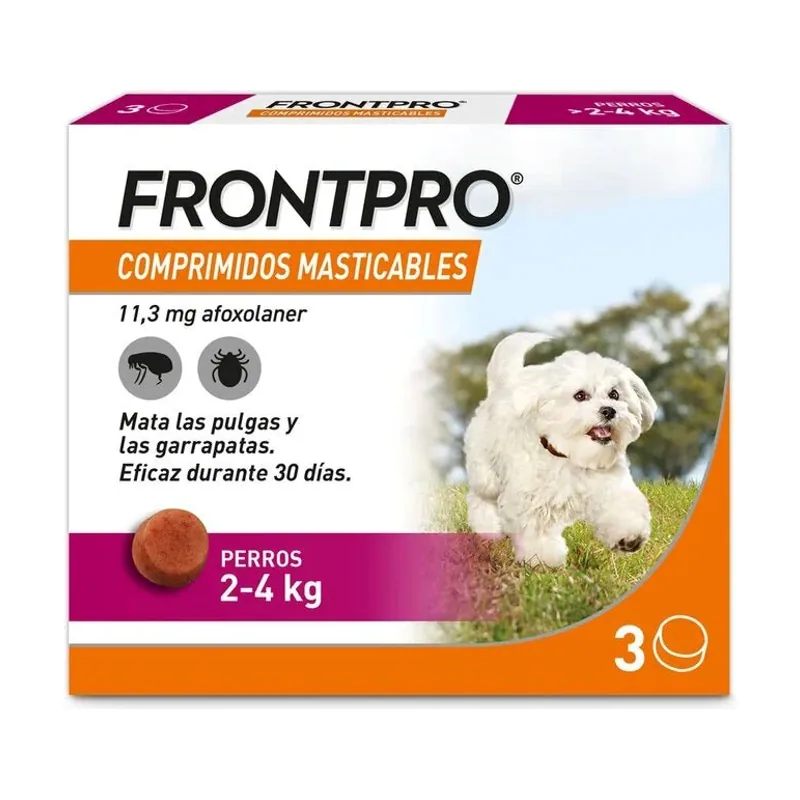Boehringer Frontpro 11mg Comprimidos Masticable 2-4 Kg S 3 Comprimidos