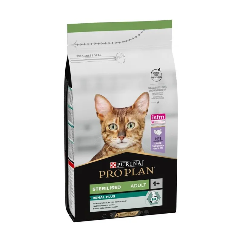 Purina Pro Plan Cat Sterilised Adult Renal+ Pavo 400g