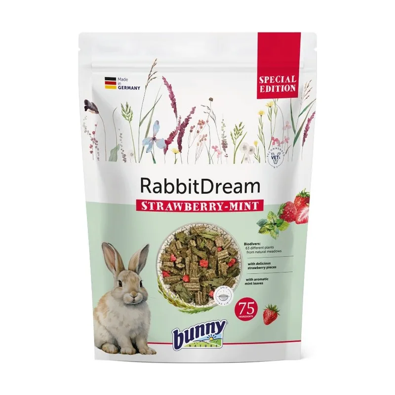 Bunny Alimento Sueño Conejo Fresa-Menta 1,5Kg