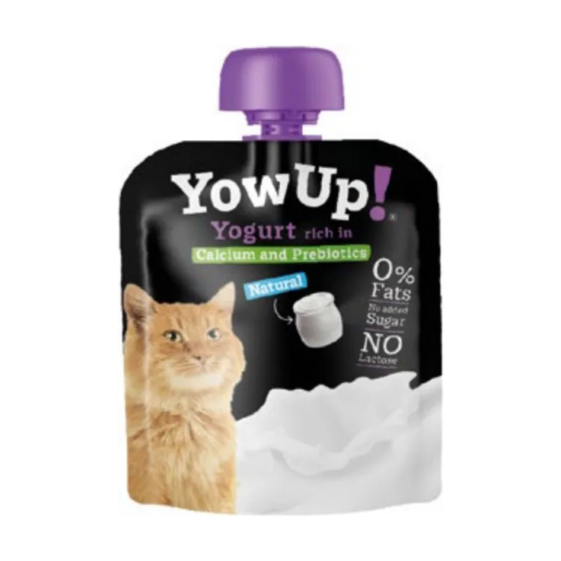 Yowup Yogurt Natural Prebiotics Gatos 85 g Pack 3
