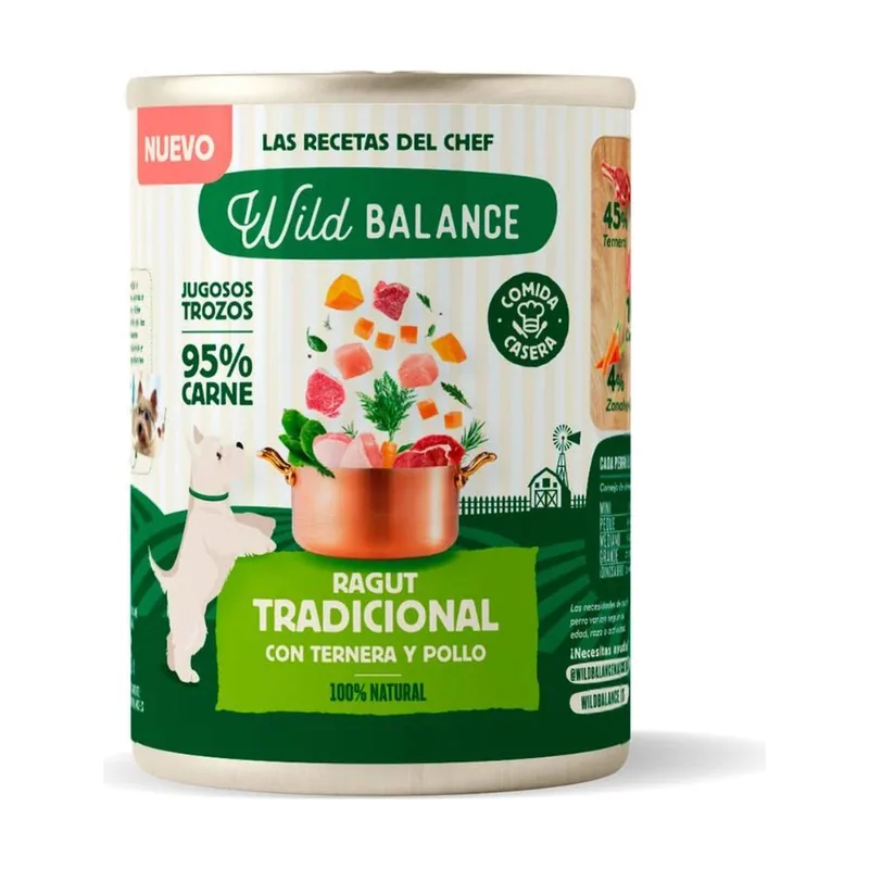 Wild Balance Recetas del Chef Lata Ragut Tradicional