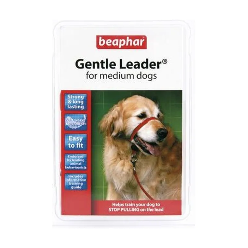Beaphar Gentle Leader Collar de Cabeza Talla L Rojo 1