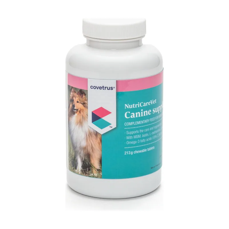 Covetrus Nutricarevet Suplemento Canino Piel y Pelo 85 tabletas masticables