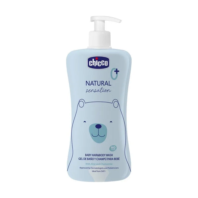 Chicco Gel y Champú Natural Sensation 500 ml