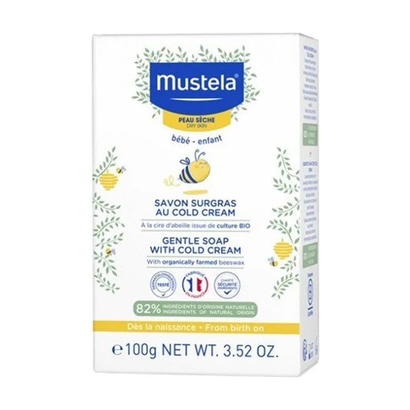 Mustela Jabón Sobregraso al Cold Cream Nutriprotector 100 g