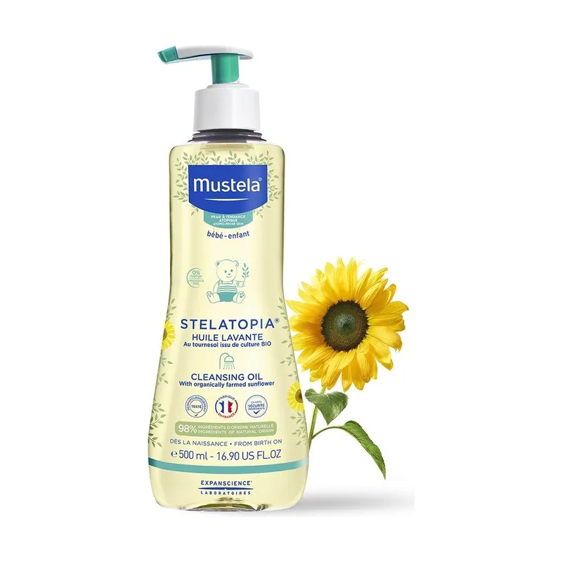 Mustela STELATOPIA Aceite de Baño y Ducha 500ml