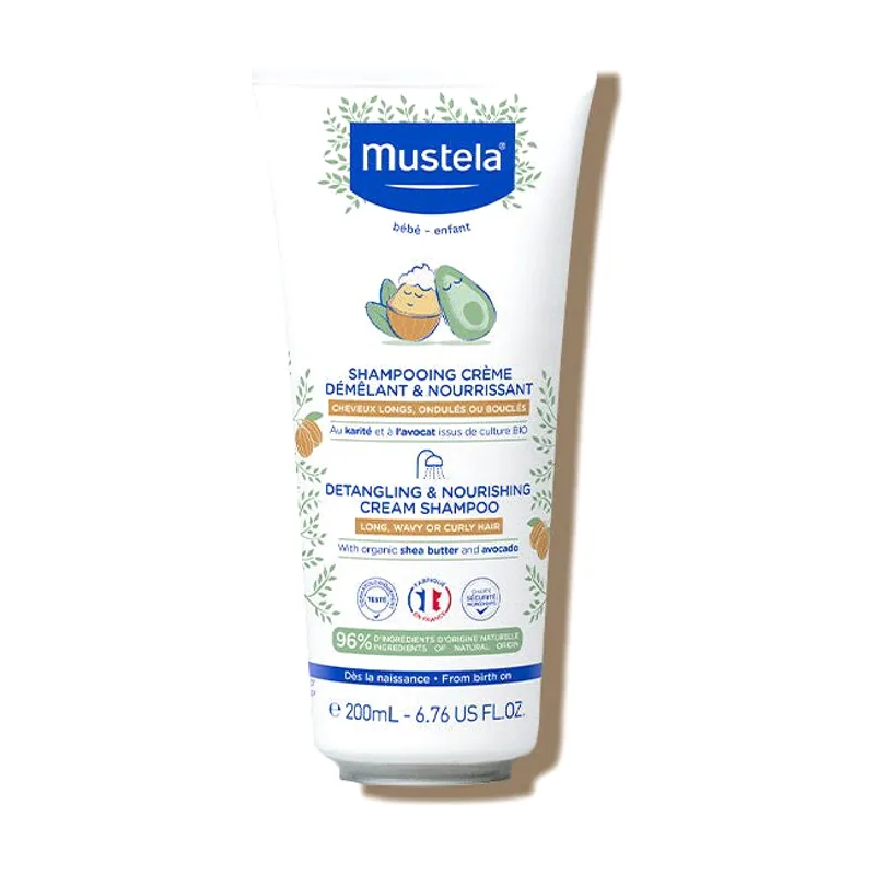 Mustela Champú Crema Desenredante y Nutritivo Bebés 200 ml