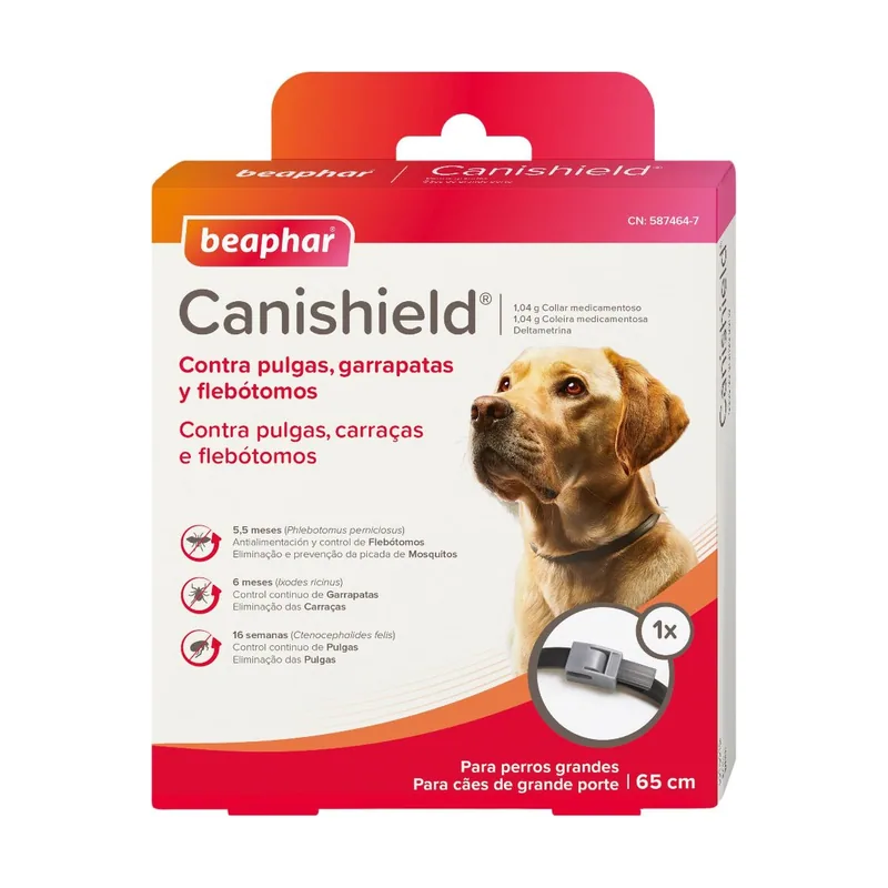 Beaphar Canishield Collar Antiparasitario Perro 65 cm 1