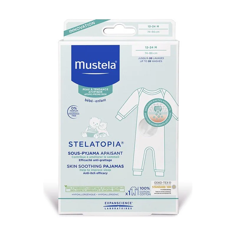 Mustela Stelatopia Pijama de Alivio 12-24 Meses