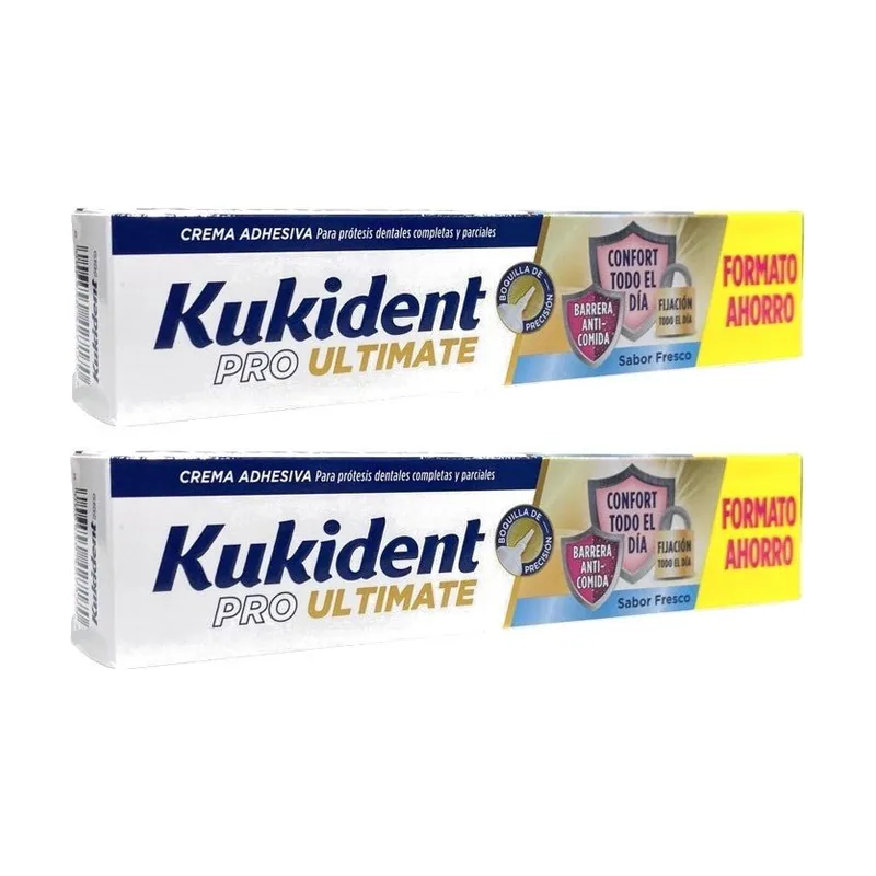 Kukident Pro Ultimate Sabor Fresco PACK AHORRO 3x57 g