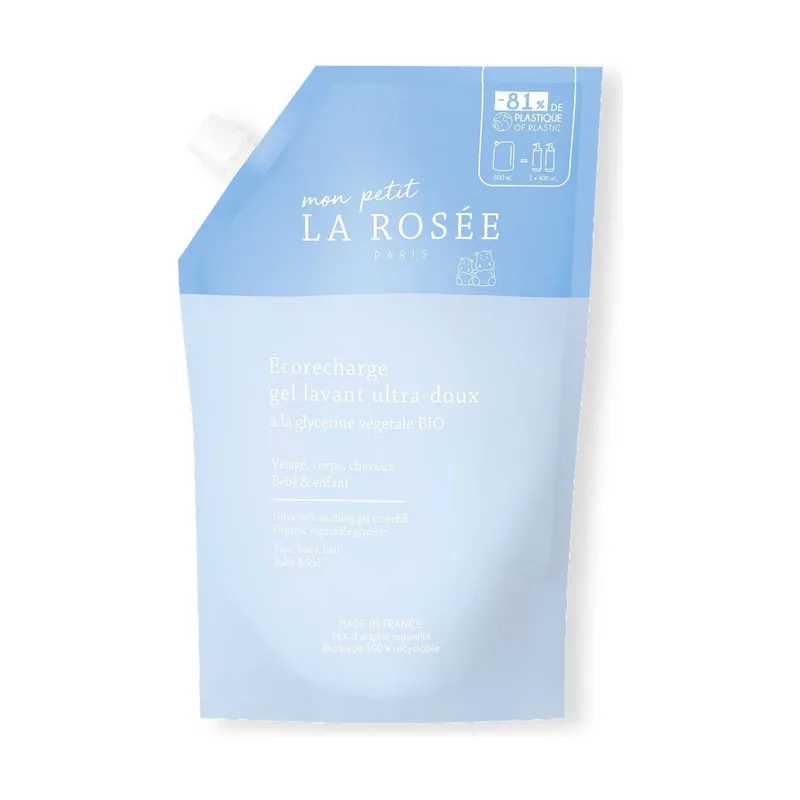 La Rosée Mon Petit Recarga Gel Limpiador Bebé Ultra Suave con Glicerina Bio