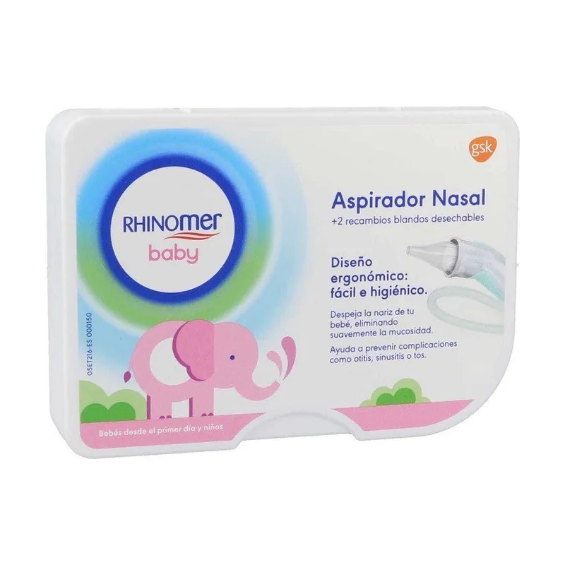 Narhinel Rhinomer Baby Confort Aspirador Nasal + 2 Recambios