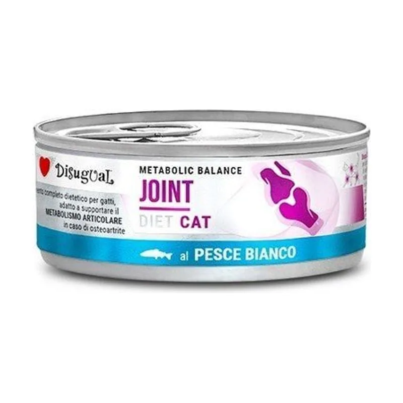 Disugual Diet Cat Joint Pescado Blanco Alimento Húmedo 85g