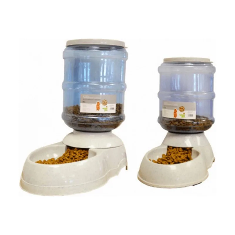 Wuapu Dispensador Automático de Comida Perros y Gatos 11 L
