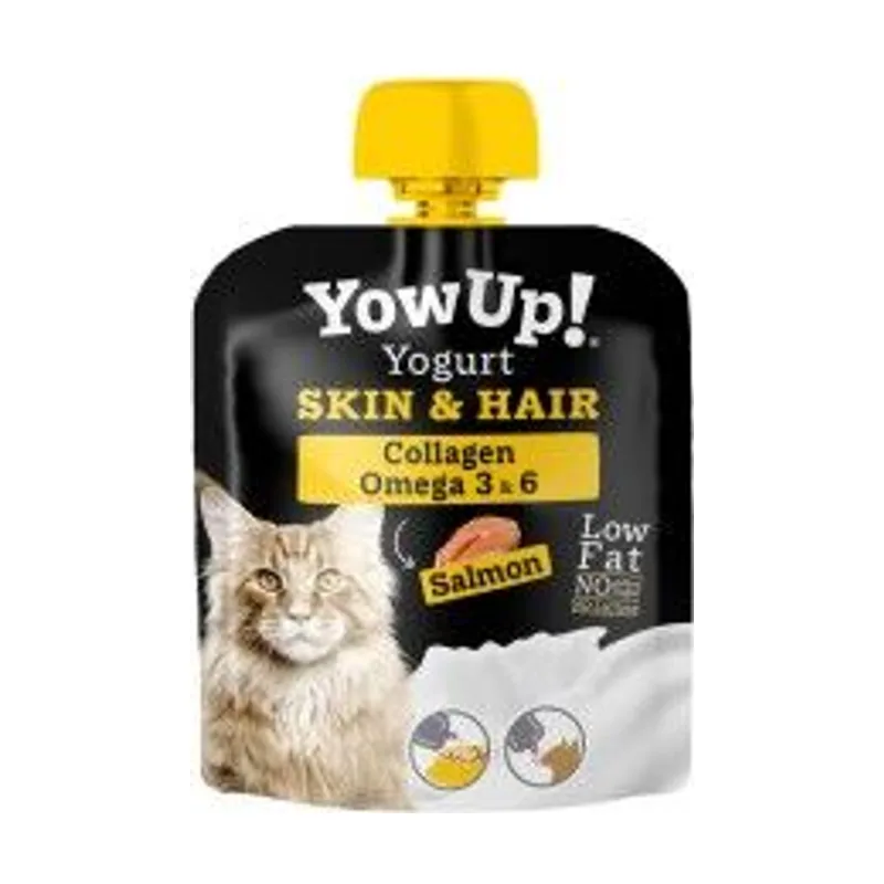 Yowup Yogur Gatos Skin&Hair Líquido 10x85g