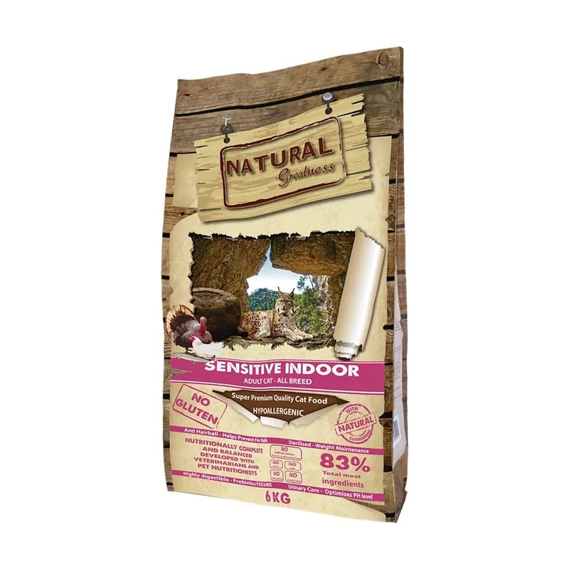 Natural Greatness Cat Sensitive Indoor Pienso Gatos 6 kg