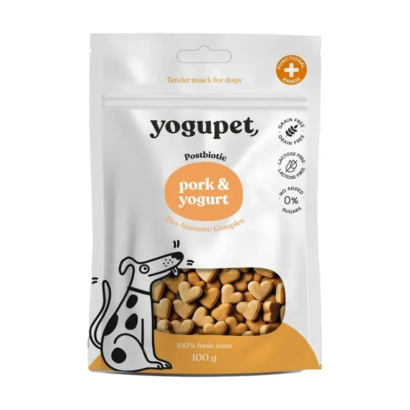 Yogupet Snack Semihúmedo Cerdo y Yogur 10 bolsas