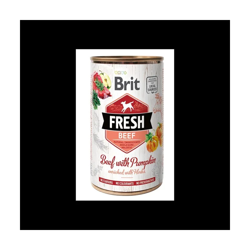 Brit Fresh Ternera Calabaza Comida Húmeda para Perros 6 x