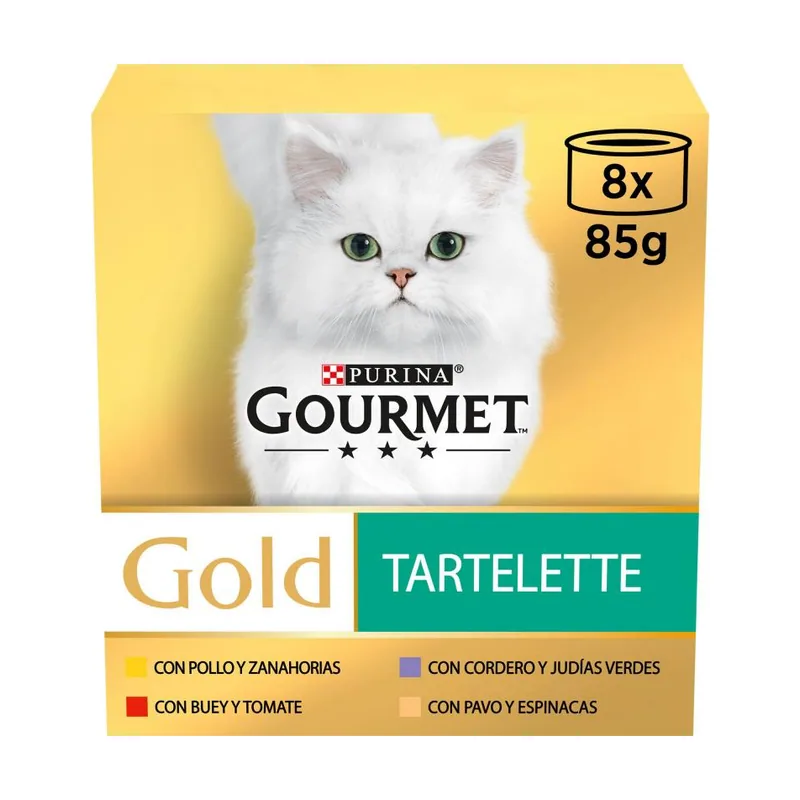 Purina Gourmet Gold Multi Mega Tartalette Húmeda Pack Ahorro 96×85g