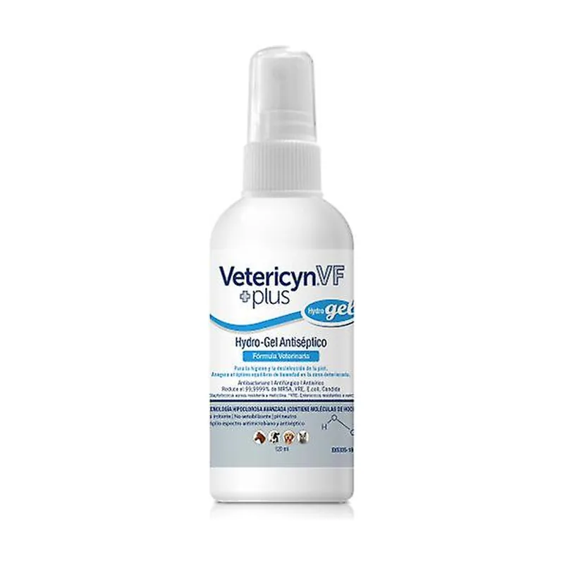 Urano Vet Vetericyn VF Plus Hydrogel Antiséptico 120ml