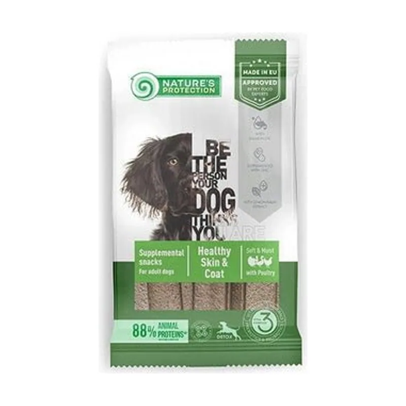 Natures Protection Detox Dog Adult Skin & Coat Snacks 160g