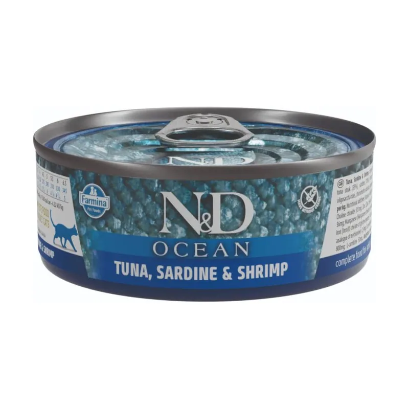 Farmina N&D Cat Ocean Atún Sardina Gamba Alimento para Gatos 6