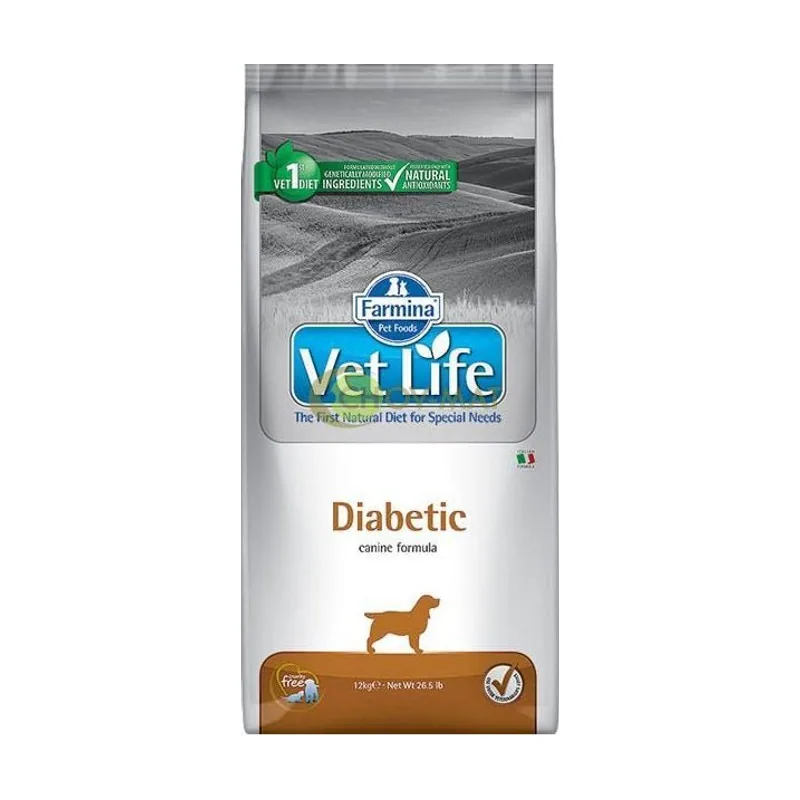 Farmina Vet Life Diabético Alimento para Perros Adultos 12kg