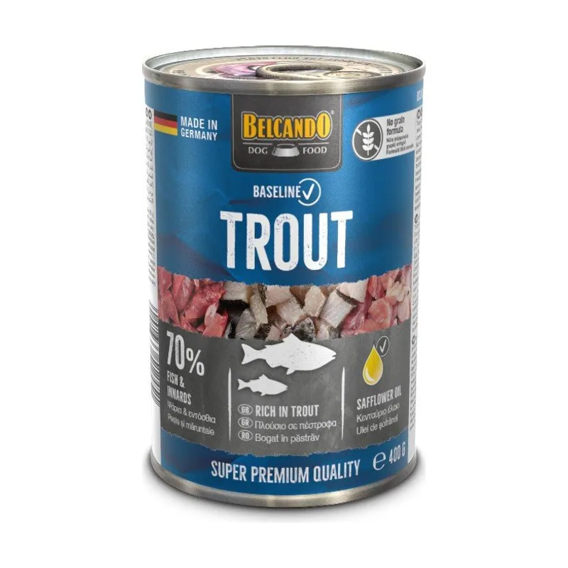 Belcando Baseline Lata Trucha para Perros 400 g
