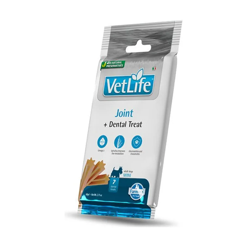 Farmina Vet Life Treat Snacks Funcionales Dog Mini Articular 60 g