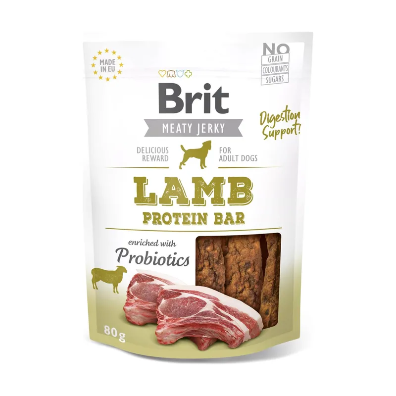 Brit Jerky Snackprotein Bar Cordero Snack 80g