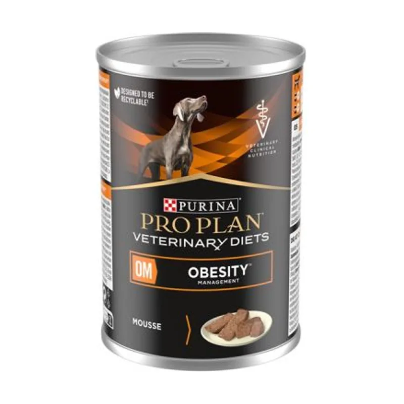 Purina Pro Plan Vet Canine OM Mousse Dieta Clínica para Perro 400gx12