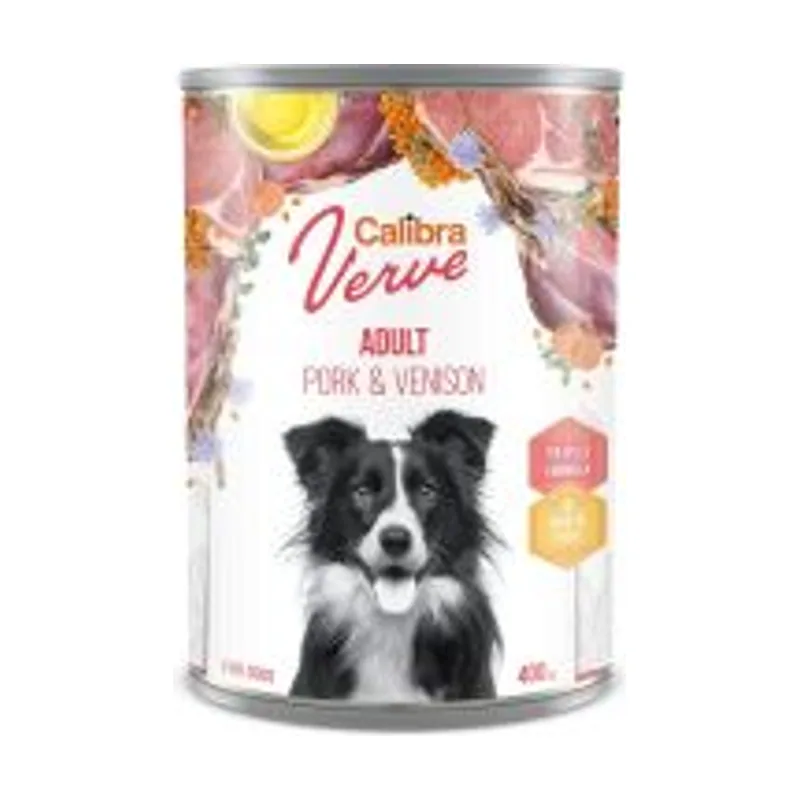 Calibra Dog Verve GF Adult Cerdo y Venado Comida Húmeda 6 latas