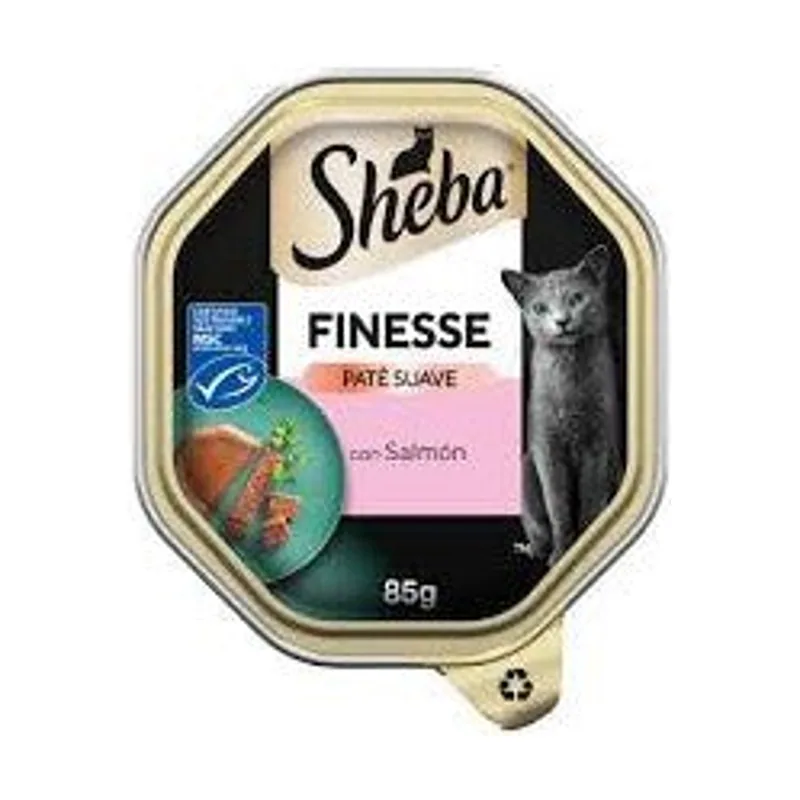 Whiskas Sheba Finesse Salmón Húmeda 85g