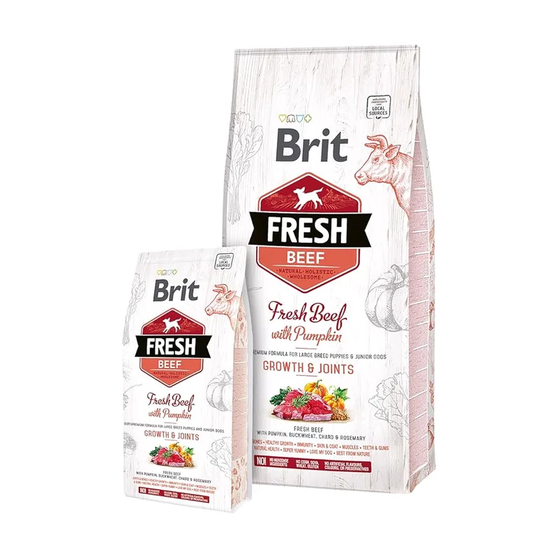 Brit Fresh Puppy Large Growth Joints Pienso para Perros Cachorros 12kg