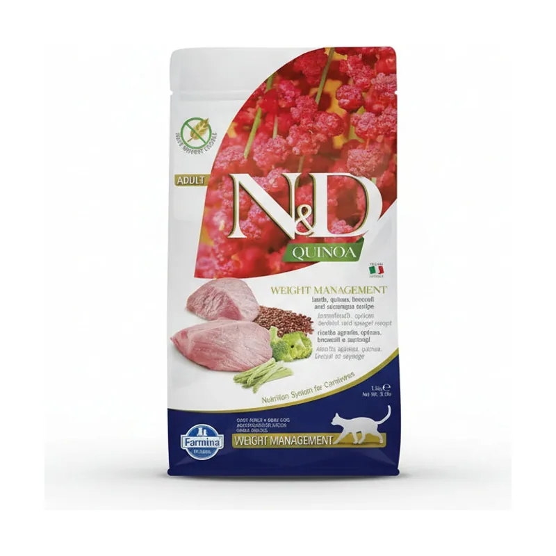 Farmina N&D Quinoa Control de Peso Alimento seco para gatos 1,5Kg