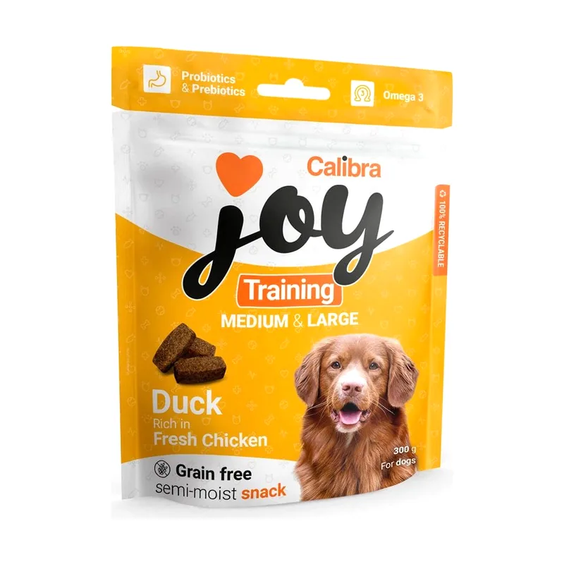 Calibra Joy Dog Training Pato y Pollo Snacks 300g