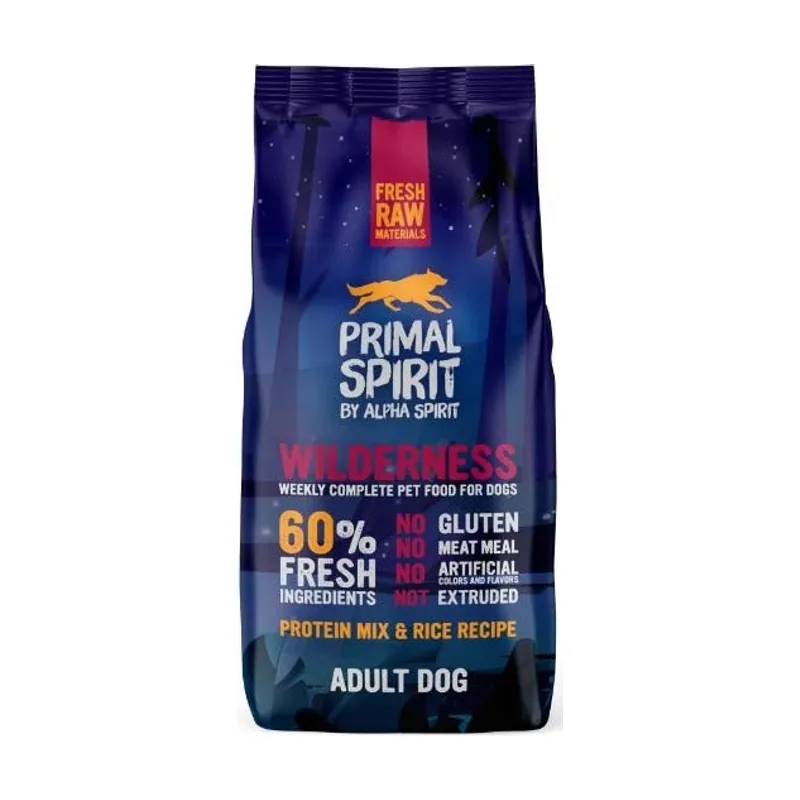 Alpha Spirit Alpha Primal Spirit Canine Wilderness Comida Semihúmeda 12kg