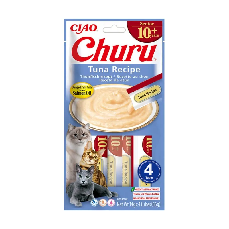 Churu Cat Senior Receta Atún Snack 672g