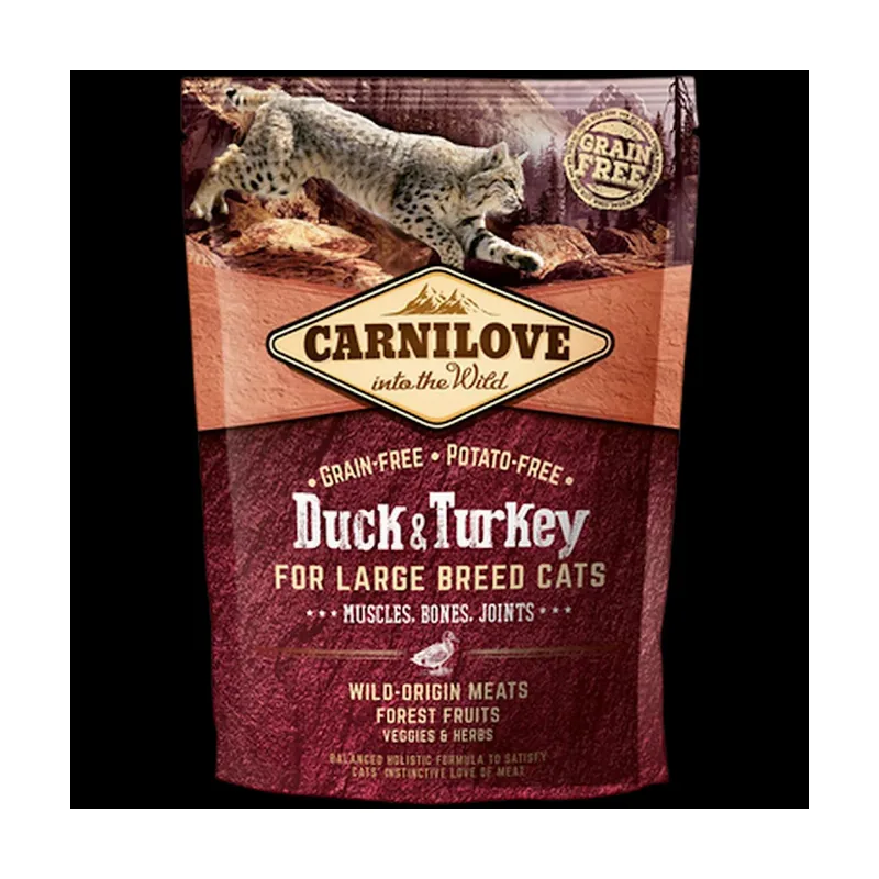 Carnilove Feline Adult Large Pato Pavo 6Kg