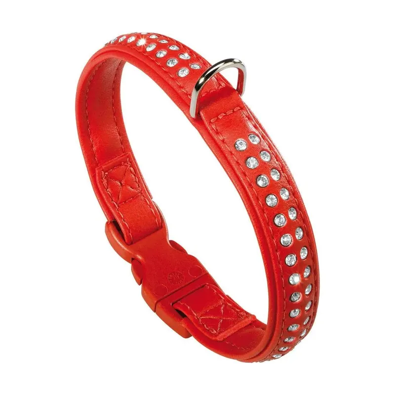 Ferplast Lux Collar Rojo 35cm 20mm