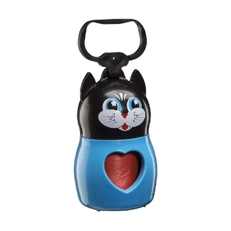 Ferplast Dudu Porta-saco Higiénico para Perros Negro/Azul 20