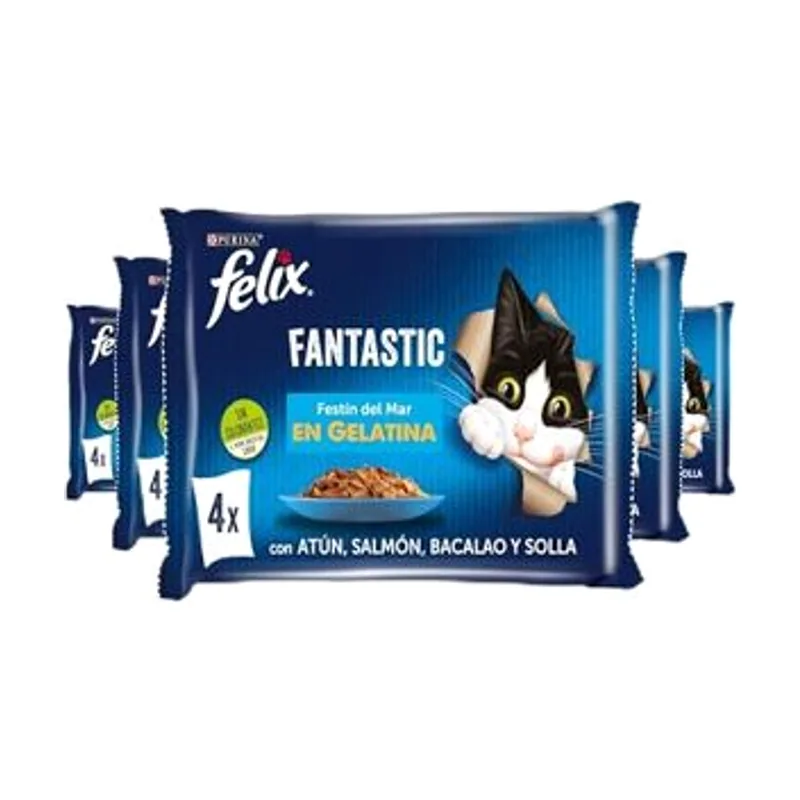 Purina Felix Feline Fantastic Festin Del Mar 12 de 4 x 85 g