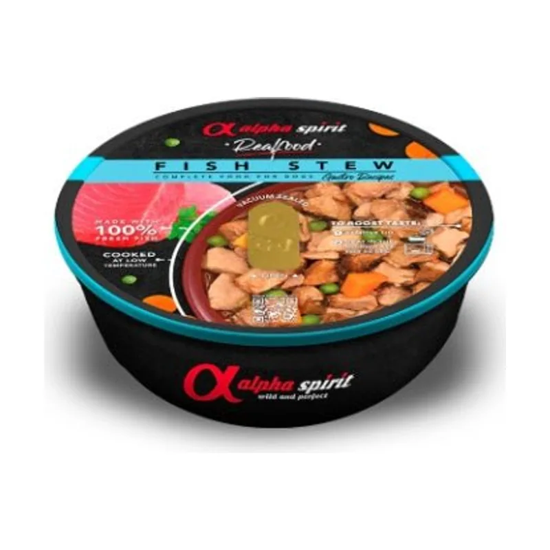 Alpha Spirit Alpha Estofado de Atún Comida Húmeda para Perros 280gx9 unidades