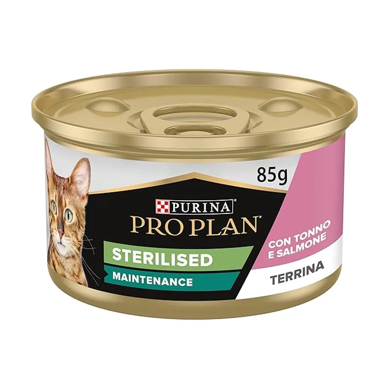 Purina Pro Plan Feline Lata Esterilizado Salmón y Atún 24