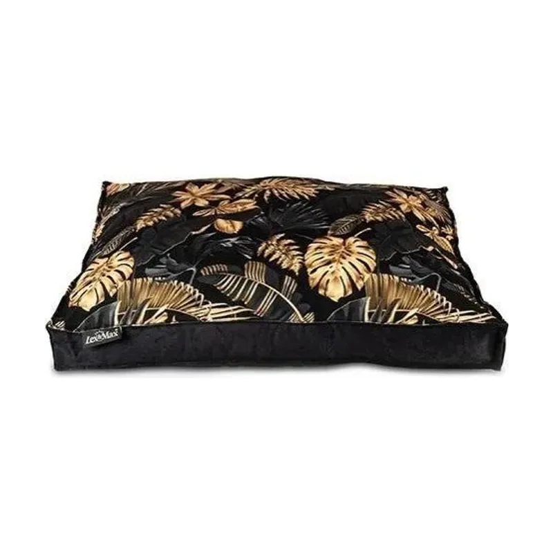 Lex&Max Boxbed Dubai Funda para Perro Negro y Oro 90 x 65 cm