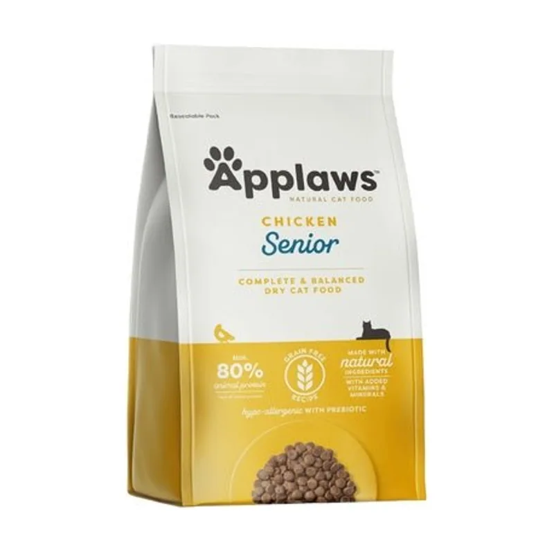 Applaws Cat Dry Senior Pollo Comida Seca 7.5kg