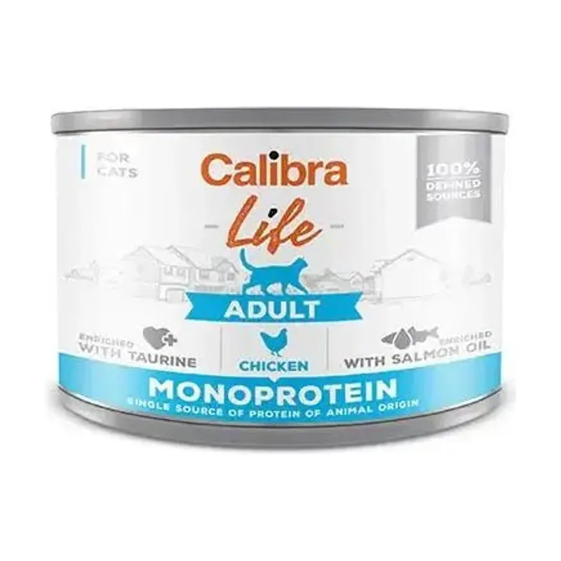 Calibra Cat Life Lata Adult Pollo 6x200g