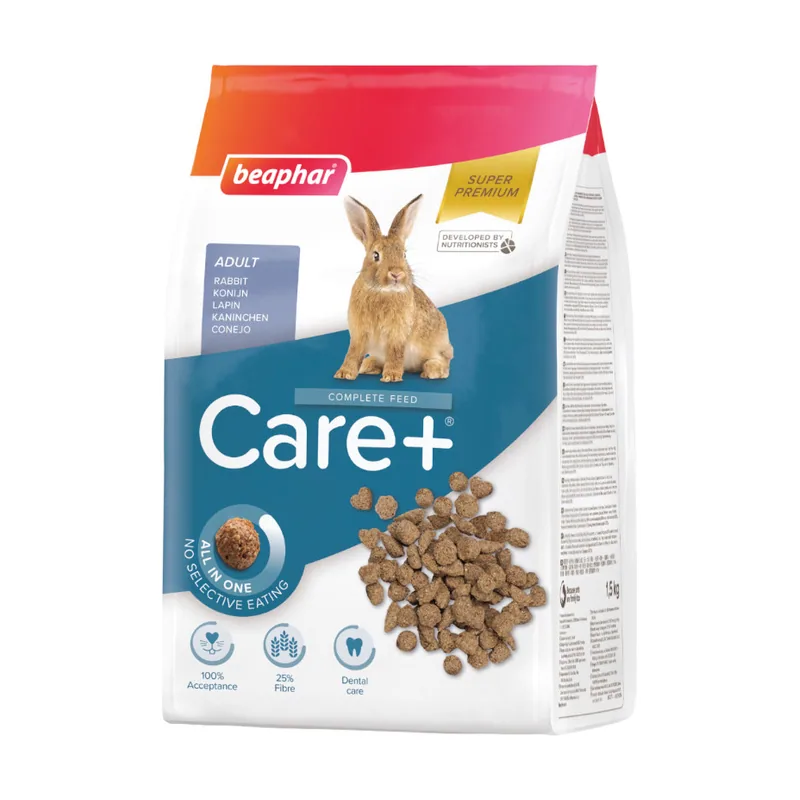 Beaphar Care+ Conejo Alimento en pellet 1,5Kg